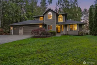 Custom built, one owner beauty. West facing with warm twilight views and timeless curb appeal.