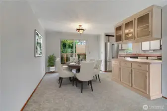 Virtually staged. . .