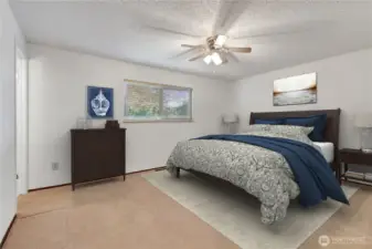 Virtually staged. . .