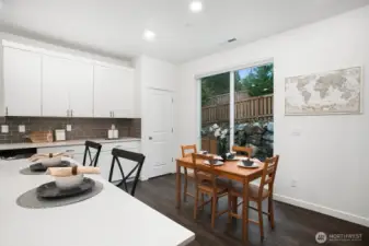 Ample dining space!
