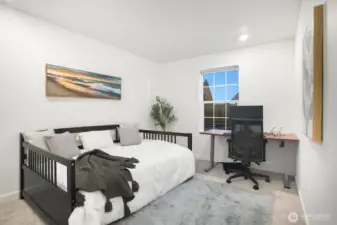 3rd bedroom, ideal as office or kid's room