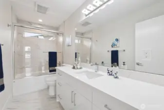 Second bathroom is no less than any other bathroom