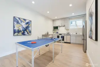 Yes you can play ping pong and cook at same time