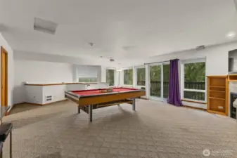 Above the garage Flex space