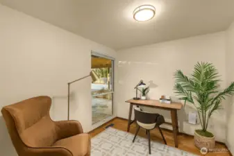 One of 4 Bedrooms - can also work as an office