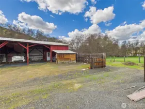 barn on west end of property
