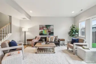 Lower level is great for entertaining or MIL/rental potential