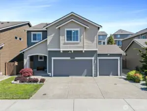 Front of home.