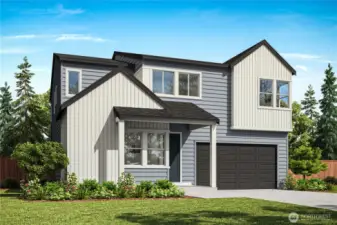 Exterior Rendering of Homesite 12.