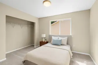 Virtually Staged Guest Room