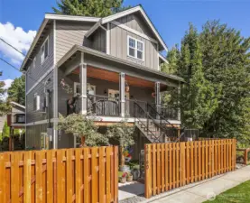 Front of home on Cedar Street