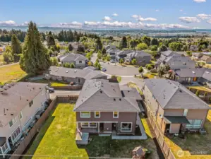 Over a 1/4 acre of fully fenced yard and ameneties