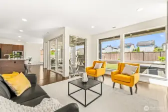 Light and airy open concept floor plan