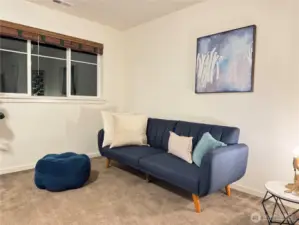 The other side of. The upstairs loft area.  Room for a party!