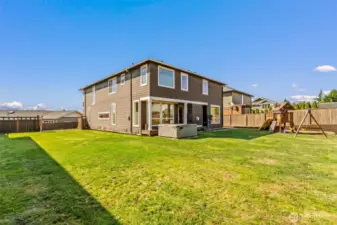 Beautiful, well maintained hot tub conveys with home.
