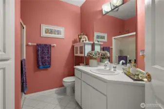 Upper Level Bath attached to a Bedroom