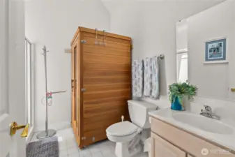 Guest Suite Bath With Sauna