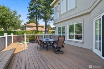 Trex Type deck off the rear