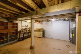 ...as well as about 1000 additional square feet with good ceiling height.