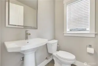 Bathroom on landing area.