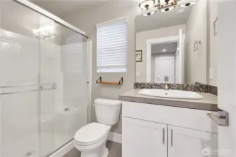 Downstairs bathroom.