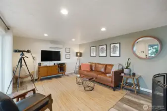 Spacious living space.