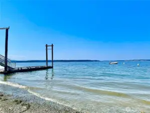 Madrona Beach.  The property has beach access with 2 access points.