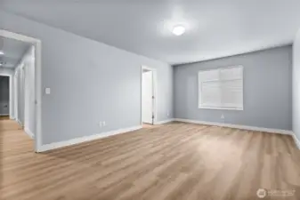 Large primary bedroom upstairs