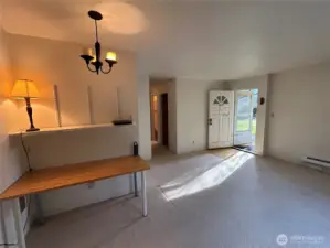 Looking back toward hallway