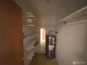 Utility room, storage.