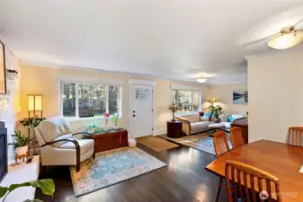 Living room and dining roog