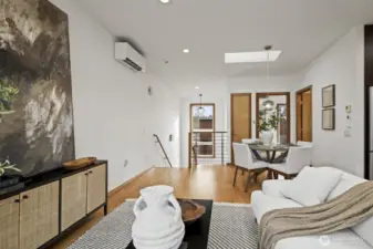 Efficient mini-splits provide both heat and A/C for year-round comfort.