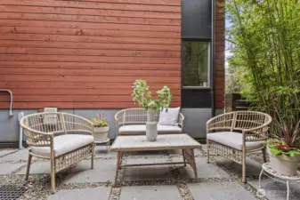 Warmer, sunnier days await on your private patio.