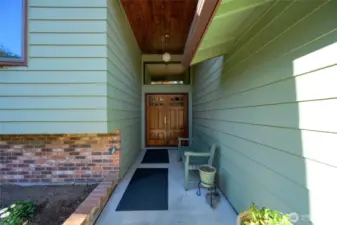 Custom double door entry