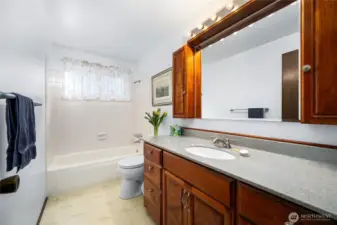 Full bathroom on main level