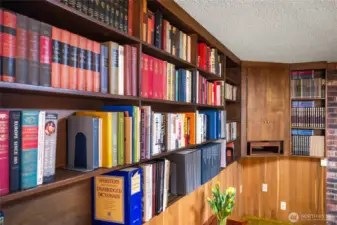 Library in party room