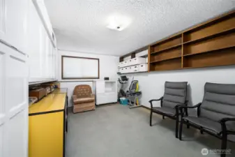 Storage room on lower level