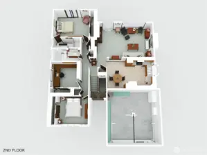 Main level floor plan