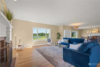 Living Room with Water View