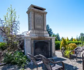 Custom Outdoor Fireplace