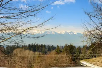 Olympic Mt.View from front entry.