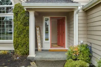 Inviting Front Door Entry