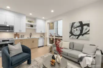 Enjoy custom cabinetry & plenty of storage throughout!