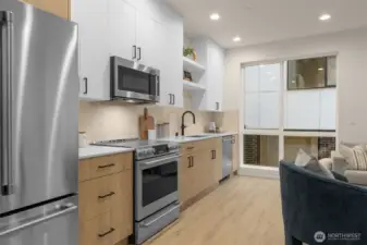 Large windows allow for an influx of natural light, creating well-lit & calming spaces.