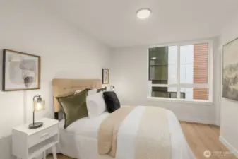 These light & bright secondary bedrooms boast all the fine details - luxury vinyl plank flooring, attached bathrooms and plenty of closet space!