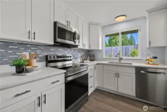 Tile backsplash