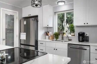 New cabinets and appliance done in 2023-2024.