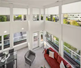 View from Second Level Hallway.