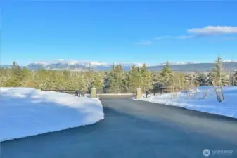 view after fresh snow.
