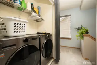 second floor laundry